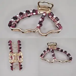 Wire Wrapped Hair Clips